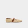 Aldo Quincey Mary Jane Shoes In Brown