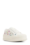 Aldo Rayes Embroidered Platform Sneaker In Multi