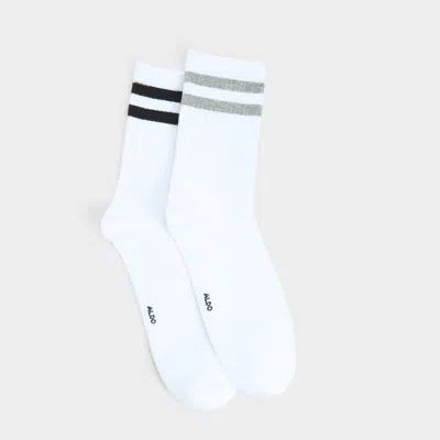 Aldo Retroline In Grey In White