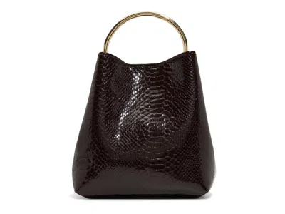 Aldo Reveille Bucket Bag In Brown Croc Print
