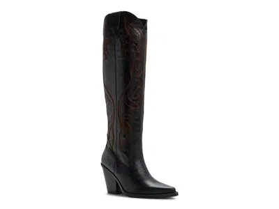 Aldo Revolve Cowboy Boot In Black