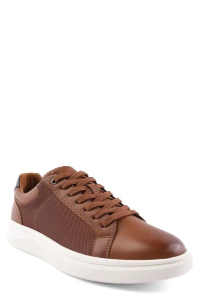 Aldo Ronan Embossed Sneaker In Cognac