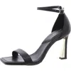 Aldo Rosali Womens Leather Square Toe Ankle Strap In Black