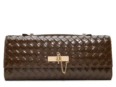 Aldo Rouxx Clutch In Dark Brown