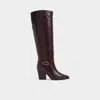 Aldo Saddle In Bordo In Burgundy