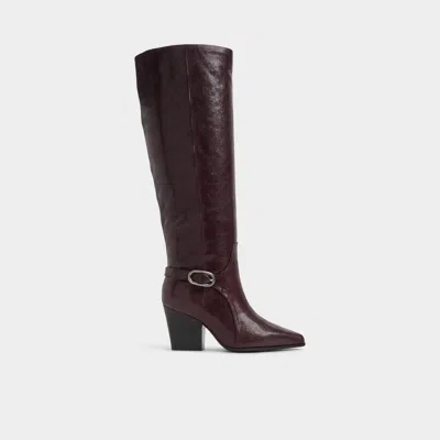 Aldo Saddle In Bordo In Burgundy