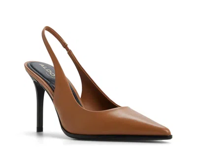 Aldo Re Samantha Slingback Pump In Brown