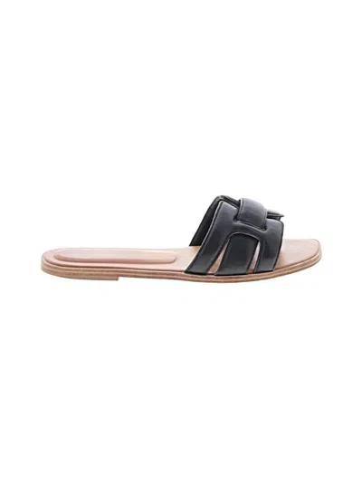 Pre-owned Aldo Sandals In Black
