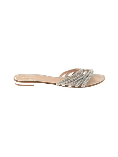 Pre-owned Aldo Sandals In Silver