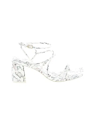 Pre-owned Aldo Sandals In White