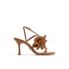 Aldo Sandflower Slingback Sandal In Brown