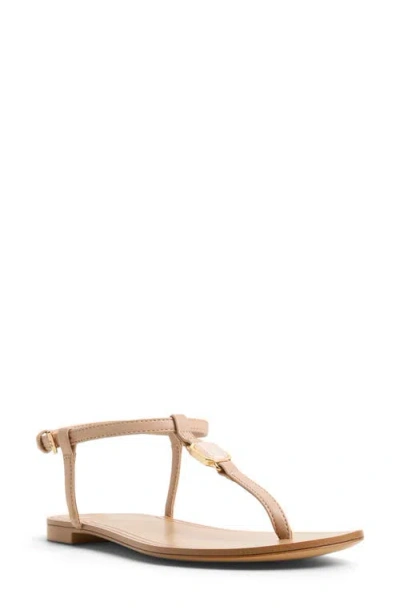 Aldo Sandstone Ankle Strap Sandal In Neutral