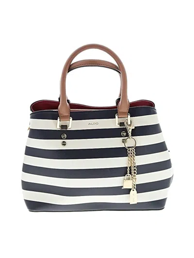 Pre-owned Aldo Satchel In Blue