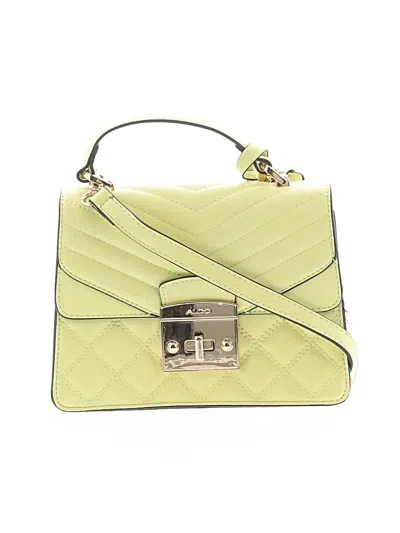 Pre-owned Aldo Satchel In Green
