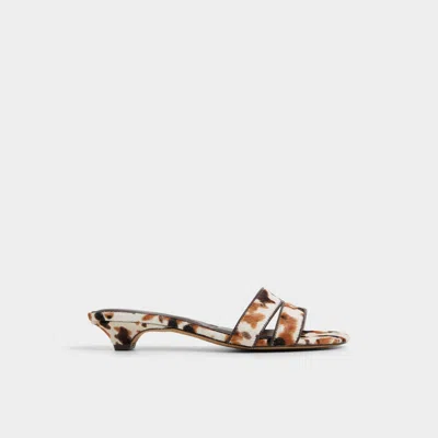 Aldo Scarletta In White/black In Brown