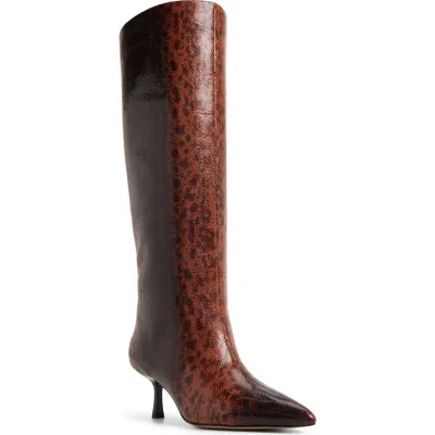 Aldo Selora Knee High Boot In Brown