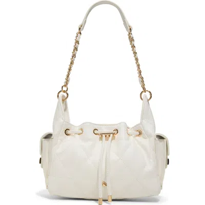 Aldo Sephiraa Faux Leather Shoulder Bag In White