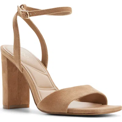 Aldo Serenya Ankle Strap Sandal In Gold
