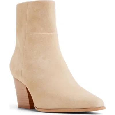 Aldo Shanah Block Heel Bootie In Neutral