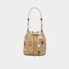 Aldo Shellinax Bucket Bag In Brown
