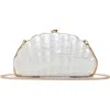 Aldo Sheshell Novelty Small Handbags In Other White