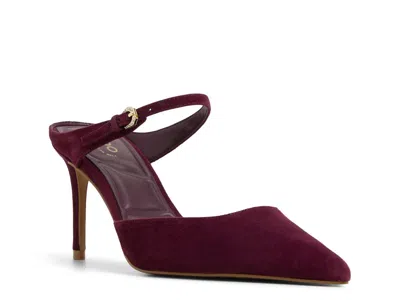 Aldo Sidnney Mary Jane Pump In Burgundy