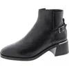 Aldo Siraveth Womens Zipper Round Toe Ankle Boots In Black