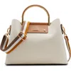 Aldo Sloana Faux Leather Crossbody Bag In Beige