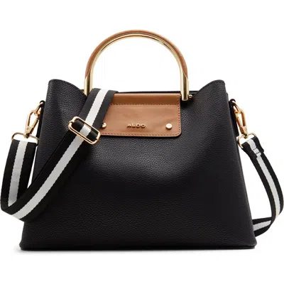 Aldo Sloana Faux Leather Crossbody Bag In Black Multi