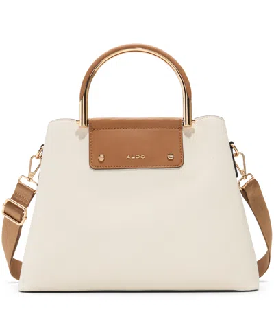 Aldo Sloana Small Satchel Bag In Beige Overflow