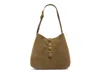 Aldo Soffietta Luxe Suede Bucket Bag In Brown