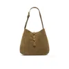 Aldo Soffiettaluxe Suede Shoulder Bag In Beige