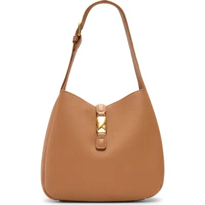 Aldo Sofietta Faux Leather Shoulder Bag In Camel