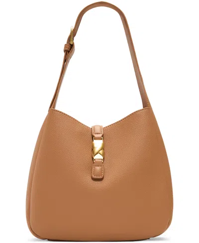 Aldo Sofietta Medium Bucket Bag In Camel