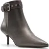 Aldo Women's Solarra Pointed-toe Buckle Booties In Pewter