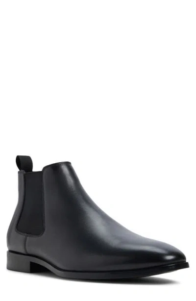 Aldo Sosa Leather Chelsea Boot In Black