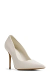 Aldo Stasya Pointed Toe Pump In White