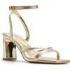 Aldo Stellare Ankle Strap Sandal In Gold