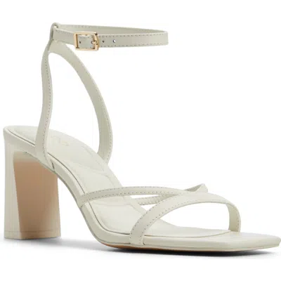 Aldo Stellare Ankle Strap Sandal In Bone