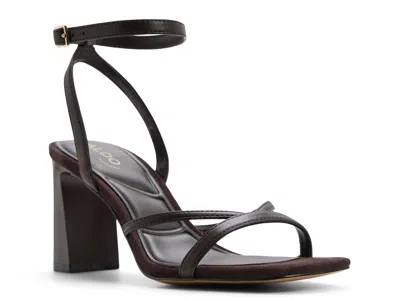Aldo Stellare Ankle Strap Sandal In Brown