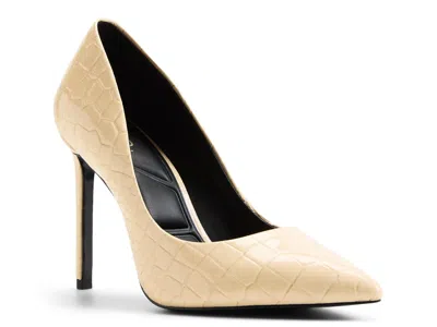 Aldo Stessy 2.0 Pointed Toe Pump In Yellow