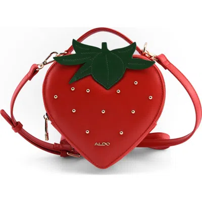 Aldo Strawberry Crossbody Bag In Red