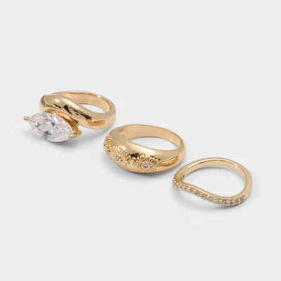 Aldo Sundazes In Gold/clear Multi