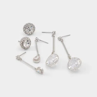 Aldo Sweets In Silver/clear Multi