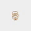 Aldo Sweetyheart In Gold/clear Multi In Gold