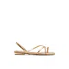 Aldo Synthesa Toe Loop Sandal In Gold