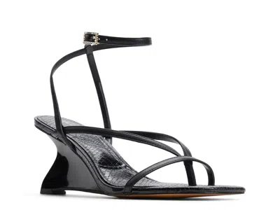 Aldo Talvi Wedge Sandal In Black