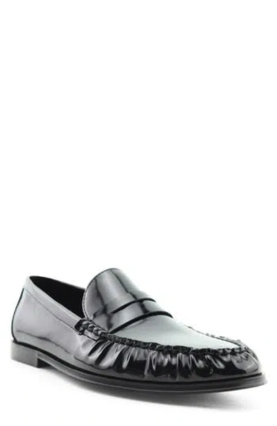 Aldo Tinto Faux Leather Penny Loafer In Black