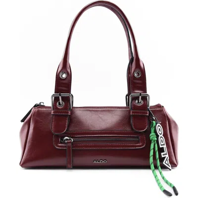 Aldo Top Handle Bag In Burgundy