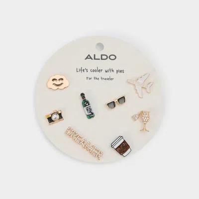 Aldo Traveler In Gold/clear Multi